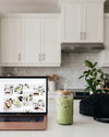 KAYYY - Can Glass Tumbler with Bamboo Lid & Straw