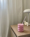 KAYYY - Bubble Glass Tumbler with Bamboo Lid & Straw