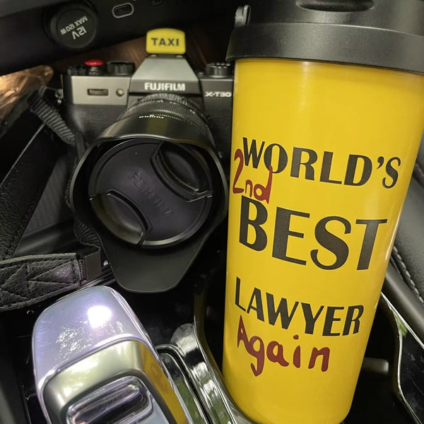 Better Call Saul "World’s 2nd Best Lawyer" Travel Mug | Insulated Stainless Steel Cup