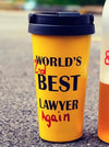 Better Call Saul "World’s 2nd Best Lawyer" Travel Mug | Insulated Stainless Steel Cup